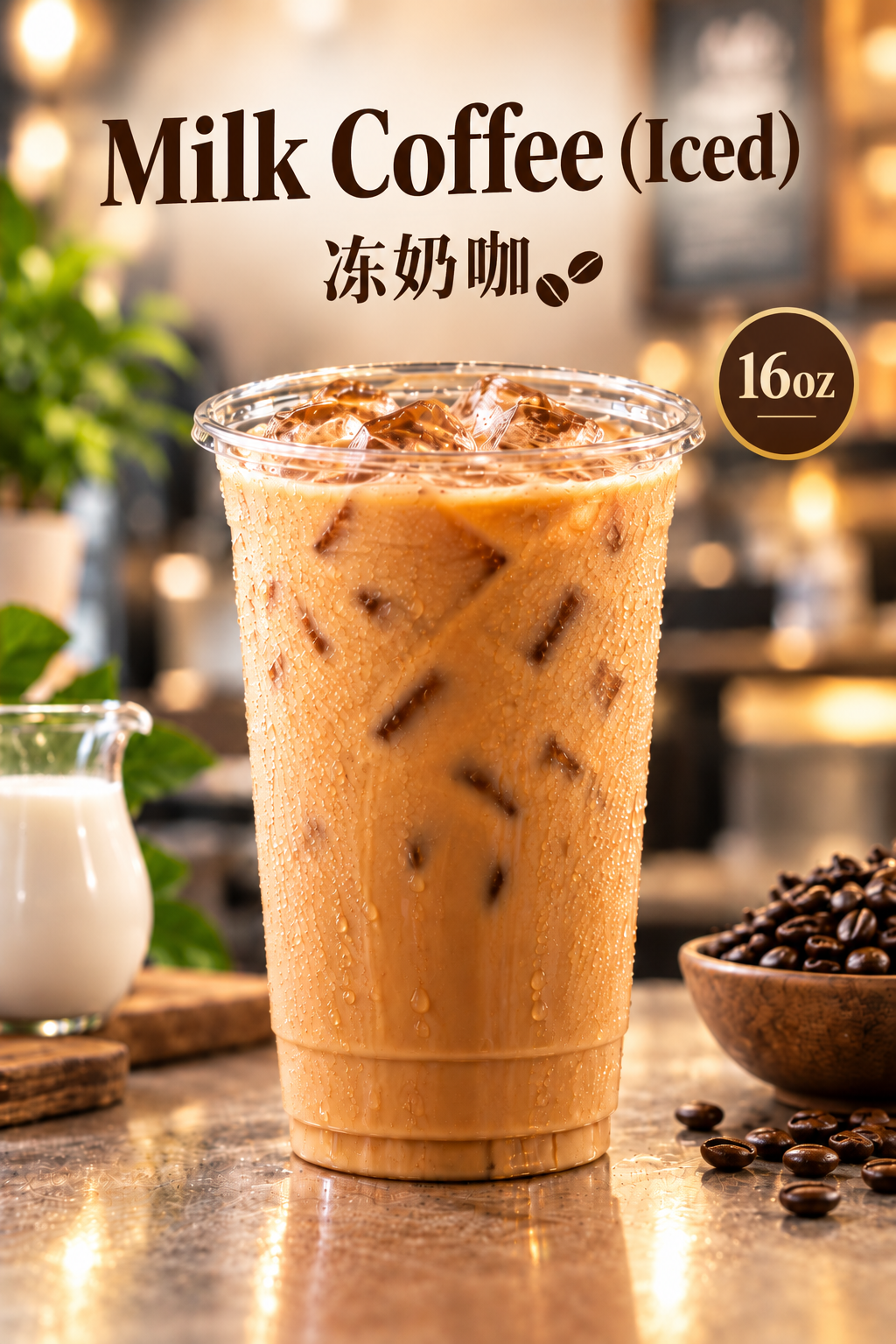 Milk Coffee (Iced)