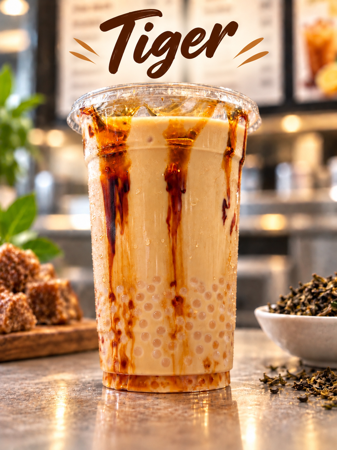 Mini Boba Tiger Milk Tea