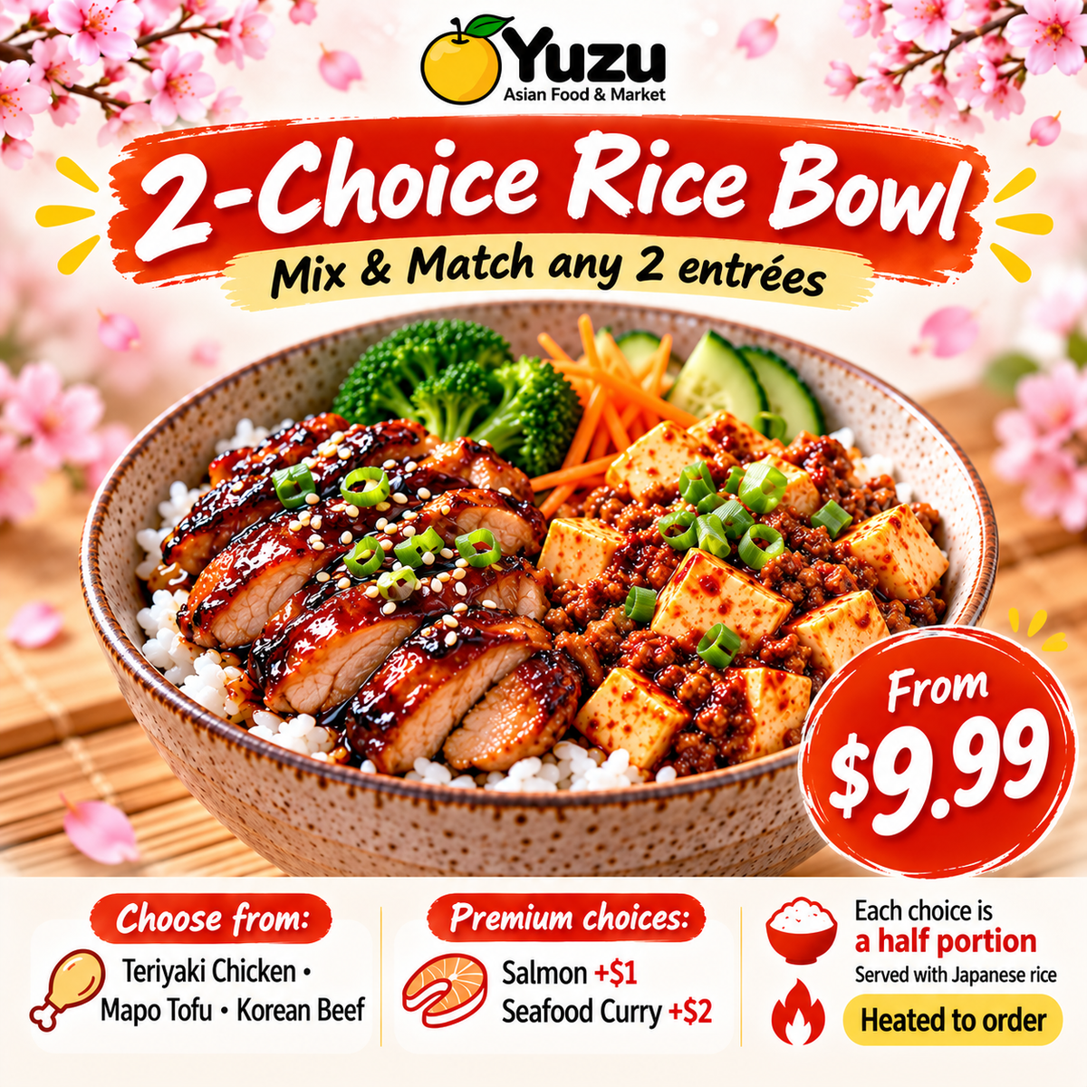 2-Choice Rice Bowl